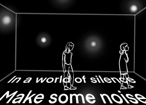 In a World of Silence.. Make Some Noise! [Interactive System]